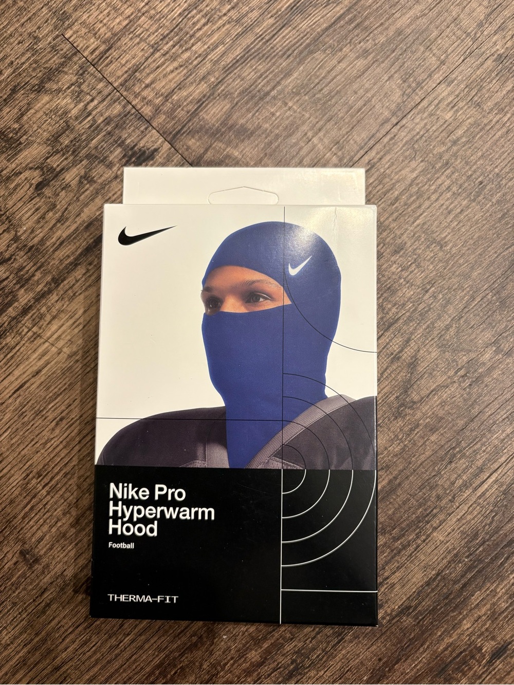 Nike Blue Pro Hyperwarm Hood Balaclava